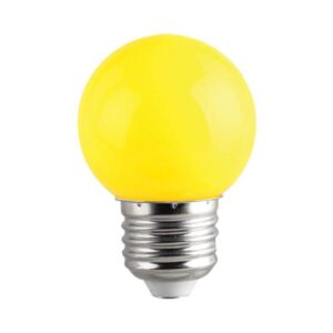 LED лампa COLORS LED 5 1W жълто E27 230V VIV003541