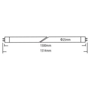 Vito 1600051 T8 ЛЕД 1500MM 4500K IP20 24W G13 220V