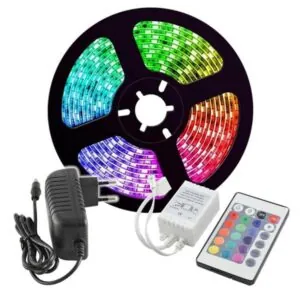 Vivalux VIV004550 Комплект RGB лента+захранване+музикален контролер RGB BAGRA DJ LED 5м