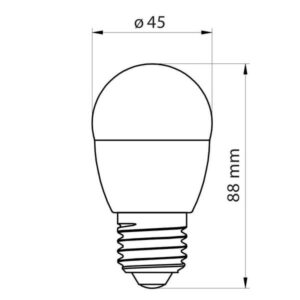 LED лампа NORRIS LED PREMIUM 9W 868lm E27 4000K