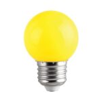 LED лампa COLORS LED G45 1W E27 жълто