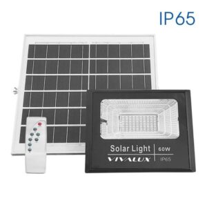 Vivalux VIV004474 ЛЕД прожектор със соларен Панел ISOLA LED 6400K 60W 6400К IP65 3.2V