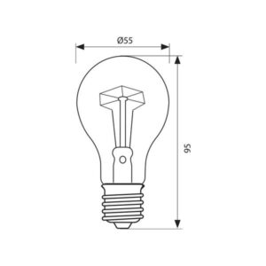 Лампа със специално предназначение AS 60W E27 230V VIV003181