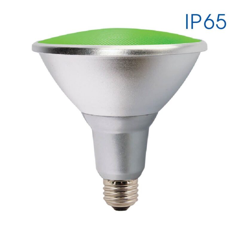 Рефлекторна LED лампа SILVER LED PAR38 15W зелена E27 IP65 230V VIV003946