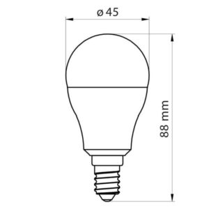 Vivalux VIV004304 ЛЕД лампа NORRIS LED PREMIUM 3000K 9W E14 3000К 220V