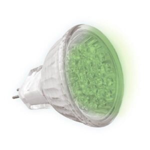 Лед крушка зелена светлина LED лампа LED20 MR16 1.5W зелена G5.3 12V VIV000131