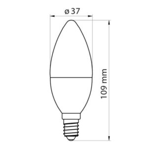 Vivalux VIV004301 ЛЕД лампа NORRIS LED PREMIUM 4000K 9W E14 4000К 220V