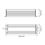 Vivalux VIV003654 ЛЕД захранване PPD POWER LED DRIVER 150W 12V IP67 110V|12V|220V