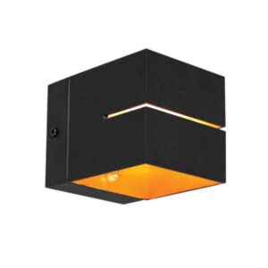 Vivalux VIV004629 Декоративен квадратен аплик ADEL WL721 G9 черно+злато