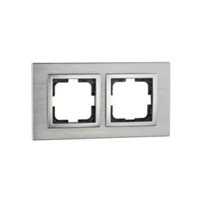 Vito MN-107-800000-161 MONO Style Aluminium Двойна рамка Сребро