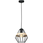 Milagro MLP5524 Висяща лампа CLIFF BLACK 1xE27