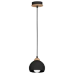 Milagro MLP6540 Висяща лампа DAMA BLACK 1xE27