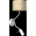 Milagro MLP7483 Стенна лампа MARSHALL WHITE / RATAN 1xE27 + 1x mini GU10
