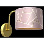 Milagro MLP7583 ZIGGY PINK Gold/Pink стенна лампа 1xE27