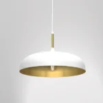 Milagro MLP7899 Висяща лампа LINCOLN WHITE/GOLD 1xE27 45см