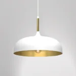 Milagro MLP8031 Висяща лампа LINCOLN WHITE/GOLD 1xE27 35см