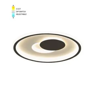 Vito 2026250 LED CEILING ROUND LIGHTING FIXTURE DISC 2 φ500*H45 46W 3xCCT-DIP SWITCH WHITE+GOLD