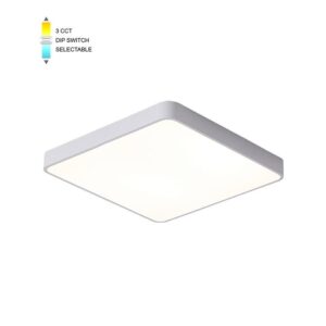 Vito 2026140 LED CEILING SQUARE LIGHTING FIXTURE FINESSE S1-25 300*300*H50 25W 3xCCT-DIP SWITCH WHITE