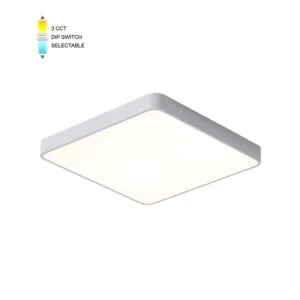 Vito 2026150 LED CEILING SQUARE LIGHTING FIXTURE FINESSE S1-35 400*400*H50 35W 3xCCT-DIP SWITCH WHITE