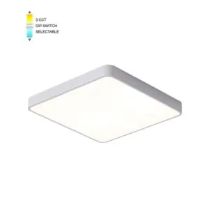Vito 2026160 LED CEILING SQUARE LIGHTING FIXTURE FINESSE S1-45 500*500*H50 45W 3xCCT-DIP SWITCH WHITE