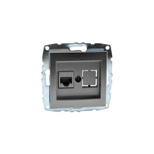 Vito MN-500-002005-178 DESPINA Механизъм двойно USB зарядно Графит