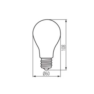 Kanlux 36244 LED Лампа източник на светлина XLED EX A60 XLED EX A60 4W-NW