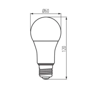 Kanlux 36679 LED Лампа източник на светлина IQ-LED A60 IQ-LED A60 11W-WW