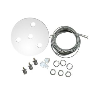 Vito 2026411 ROUND HANGING SET HSR 3*1.5M WHITE FOR ALL FINESSE S FIXTURES