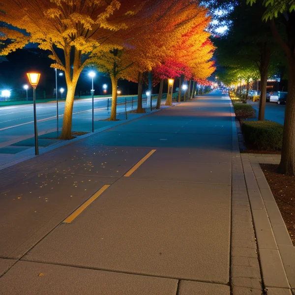 LED осветление за пешеходни зони и тротоари