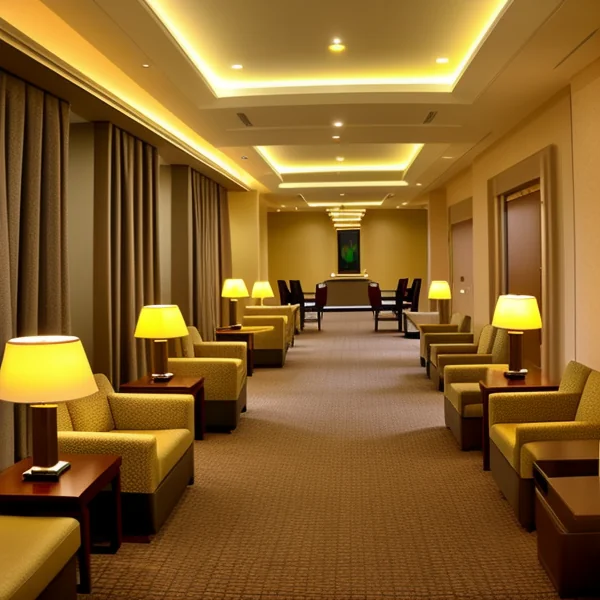 Адаптивно LED осветление за различни зони в хотела
