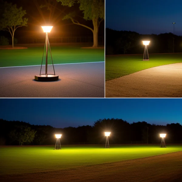 Многофункционално осветление за различни спортове на открито