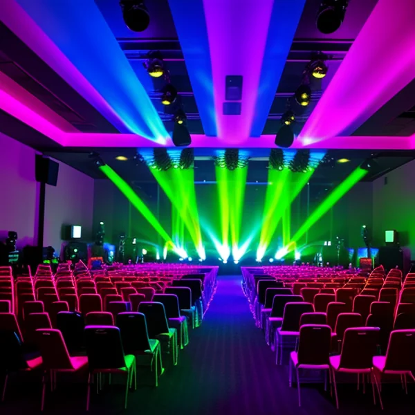 LED осветление и светлинни ефекти за клубни събития