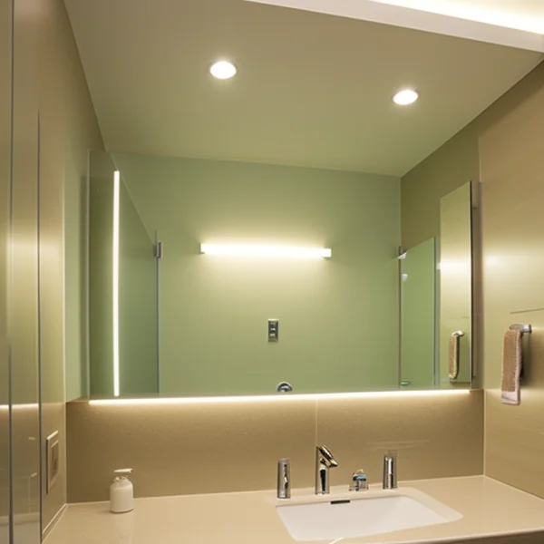 LED осветление за подобряване на видимостта и сигурността в банята