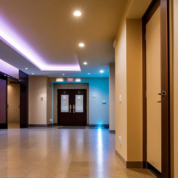 Използване на LED осветление за подобряване на сигурността в хотели