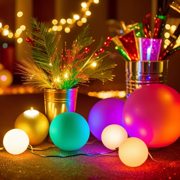 Осветление за новогодишни и празнични партита