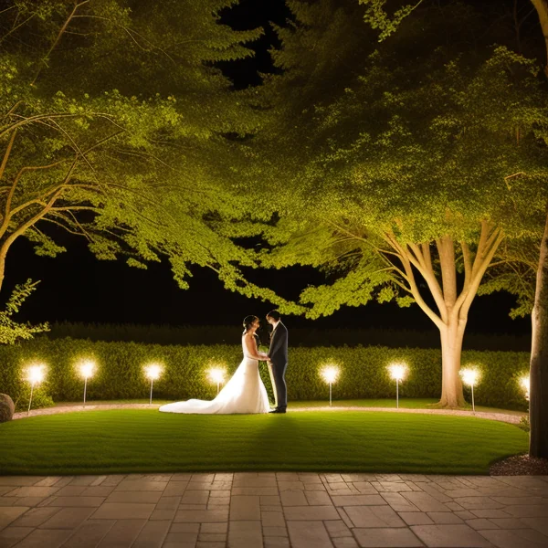 Екологично осветление за зелени сватби