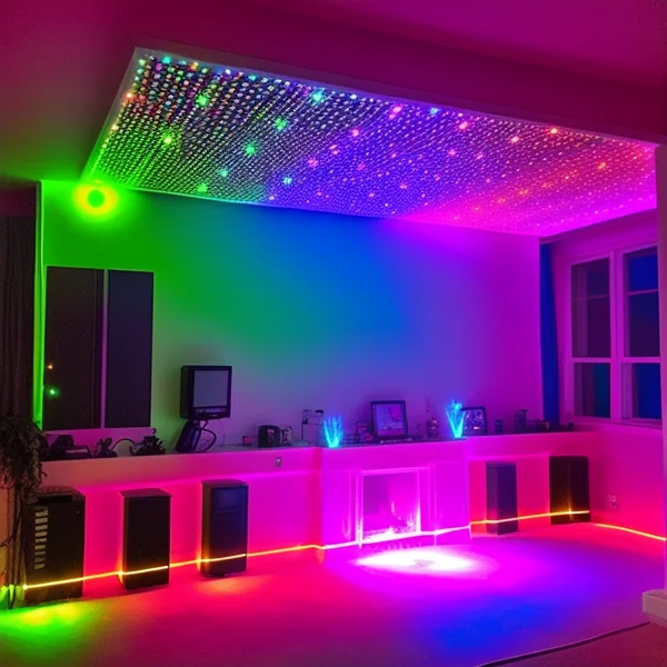 Създаване на магична атмосфера със синхронизирани LED светлинни шоу