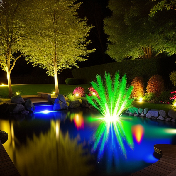LED осветление и водно огледало: За водните елементи в градината