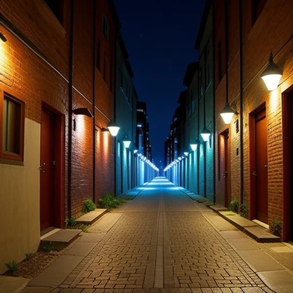 Проектиране на осветление за градски пътеки и алеи