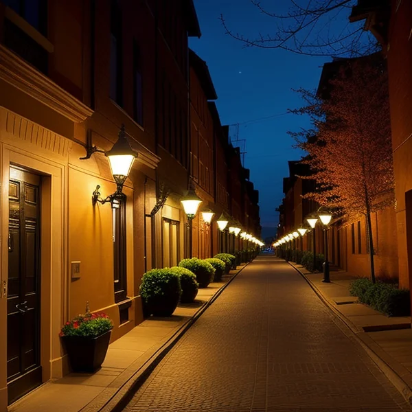 Декоративни светлинни ефекти и въздействие на уличното осветление върху атмосферата