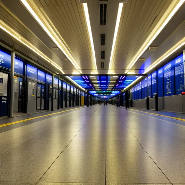 Ефективно осветление на градски спирки и обществени станции