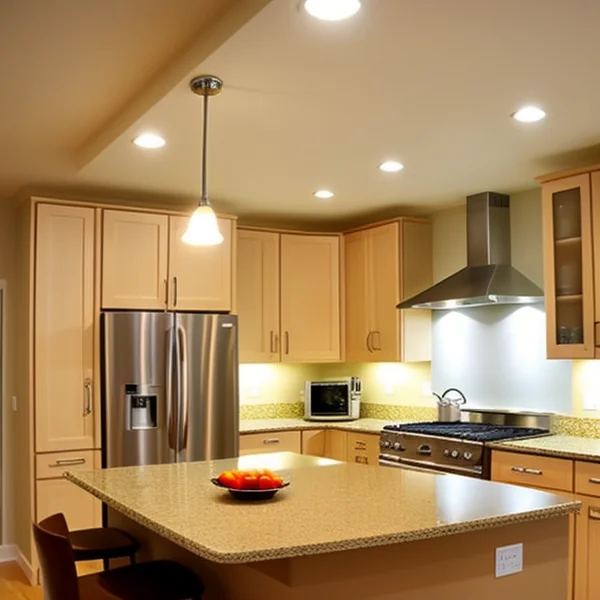 Енергоспестяващо осветление за кухненски пространства