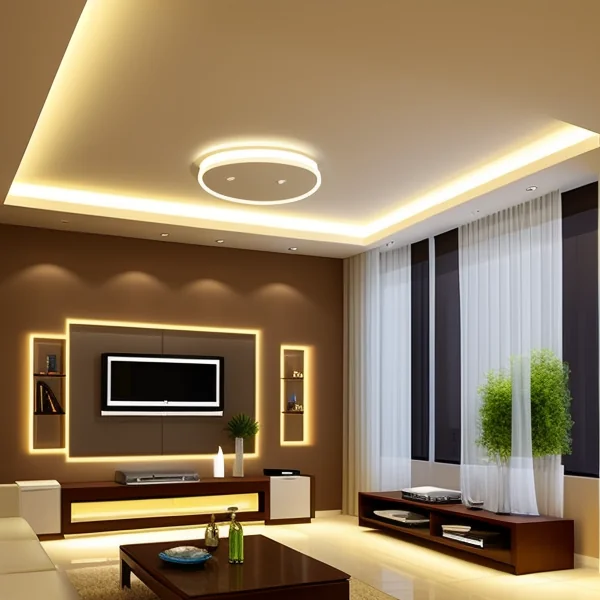 LED осветление за дневната стая
