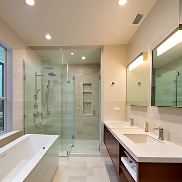 Архитектурно осветление на банята