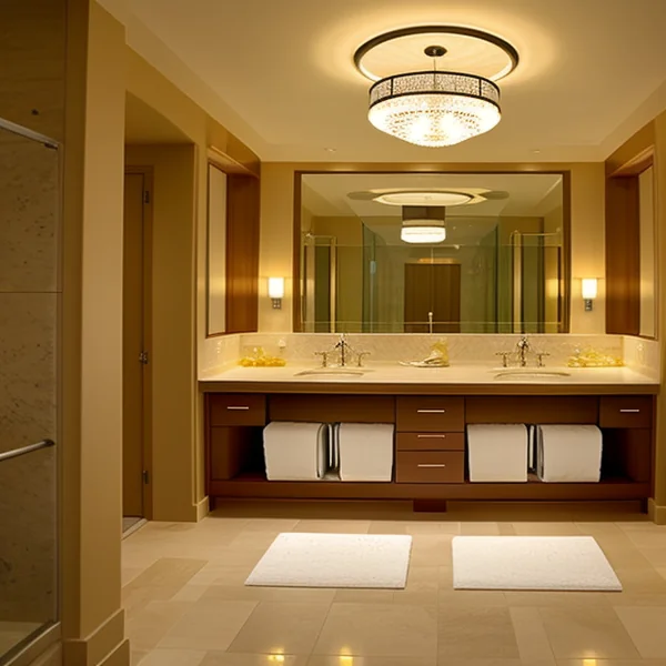 Осветление за баня в хотели и спа центрове