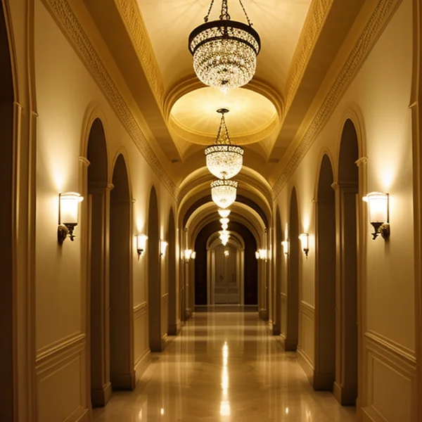 Архитектурно осветление на коридори