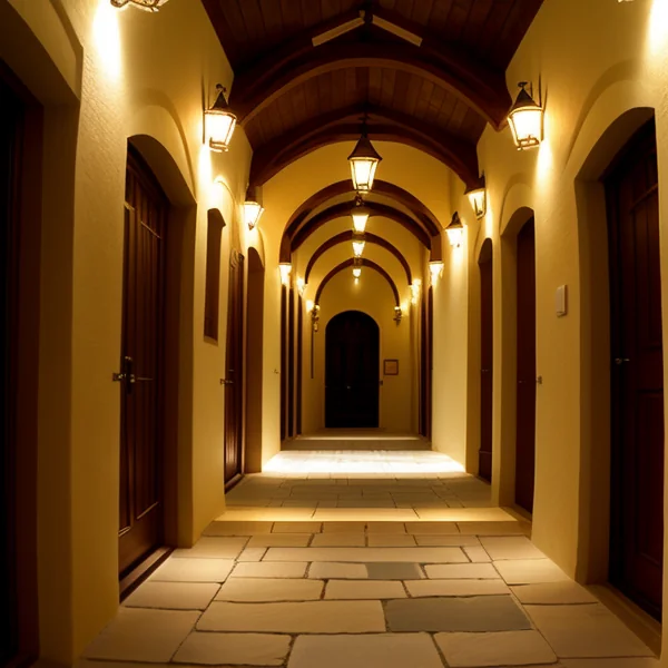 Осветление за тесни и малки коридори