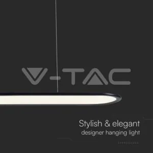 V-TAC VT-10045 24W LED Висяща Лампа (80*100CM) 4000K Черно Тяло