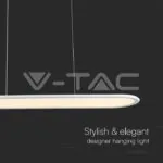 V-TAC VT-10047 24W LED Висяща Лампа (80*100CM) 4000K Бяло Тяло