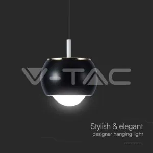 V-TAC VT-10078 9W LED Висяща Лампа (10*10*100см) Черно 3000K